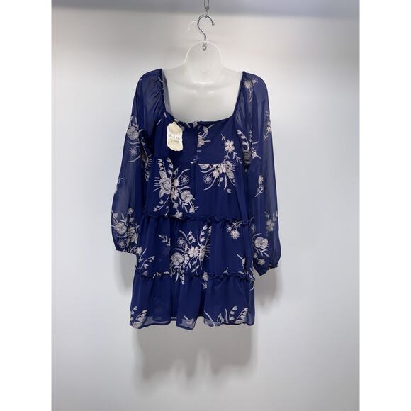 Alter’d State Embroidered Boho Hippy Long Sleeve Dress Women’s Size Medium NWT - Picture 2 of 8